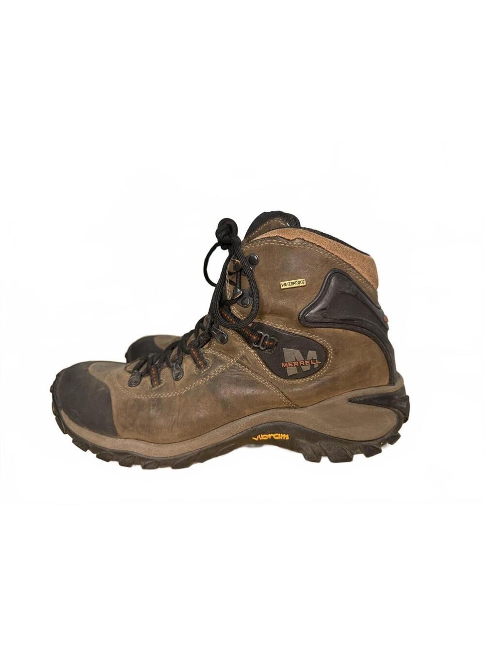 Merrell Phaser Peak Waterproof Hiking Boots Dark Brown Mens Size 11